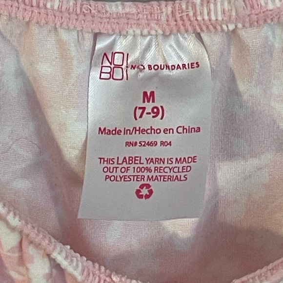 No Boundaries Juniors' Puff Sleeve Dress Size Medium 7/9 - Picture 2 of 5